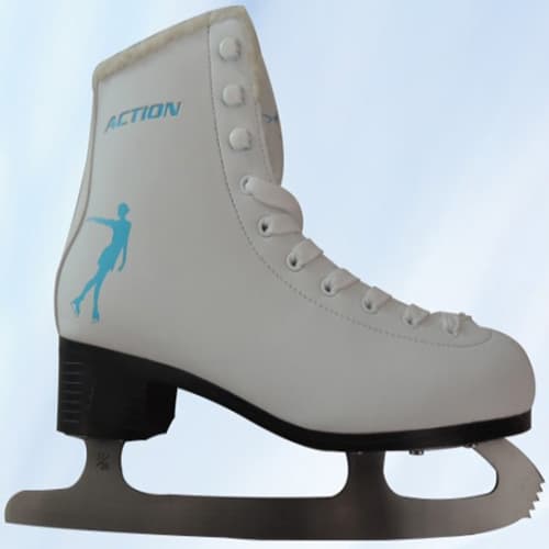 White style Ice skates in best price  stock sales